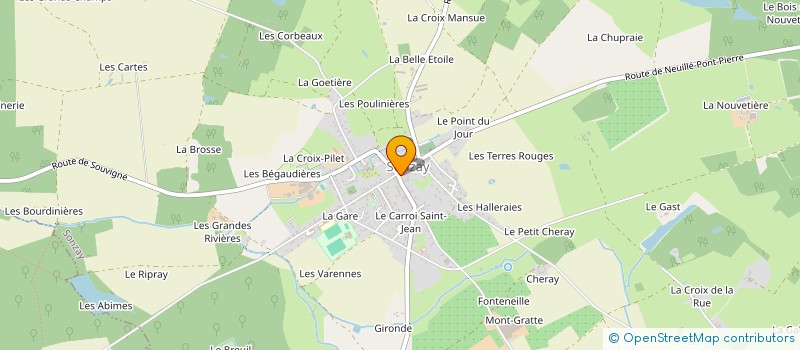 localisation de l'entreprise IMAE à ROUZIERS-DE-TOURAINE