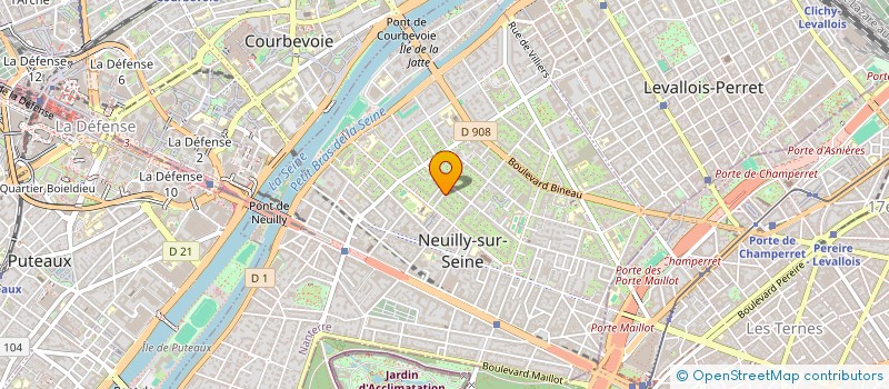 localisation de l'entreprise IMAE SAS à NEUILLY-SUR-SEINE