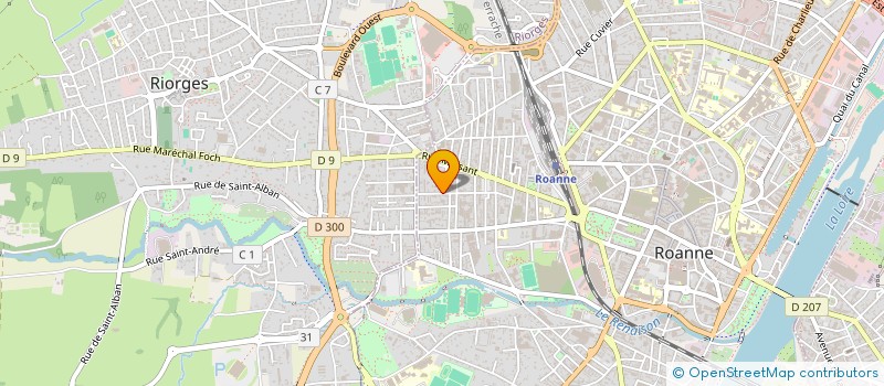 localisation de l'entreprise IMAE75  ROANNE