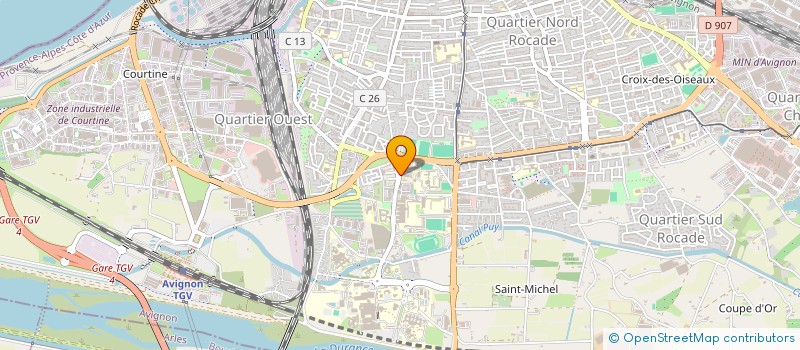 localisation de l'entreprise IMAFI  AVIGNON