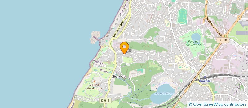 localisation de l'entreprise IMAFORM à BIARRITZ