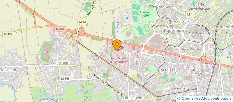 localisation de l'entreprise IMAG  ECKBOLSHEIM