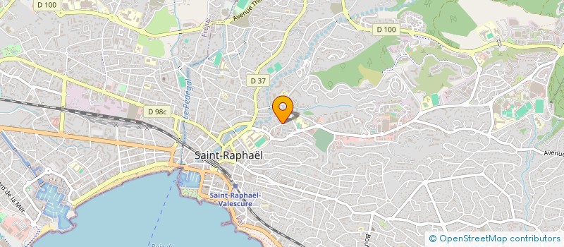 localisation de l'entreprise IMAG  SAINT-RAPHAEL