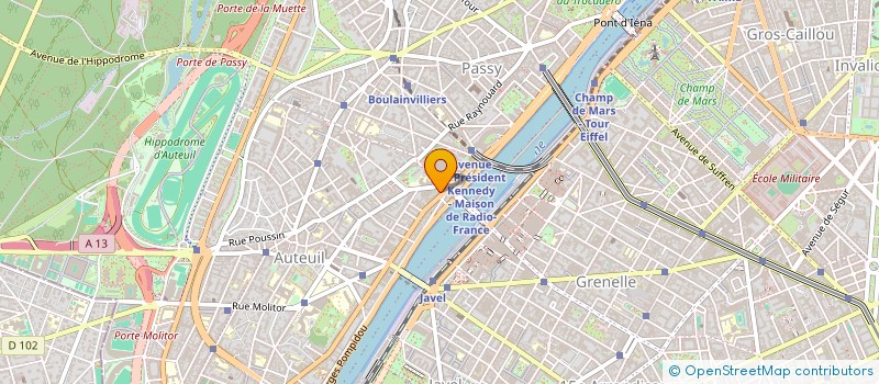 localisation de l'entreprise IMAG'IMA RENCONTRES DES CINEMAS ARABES  PARIS