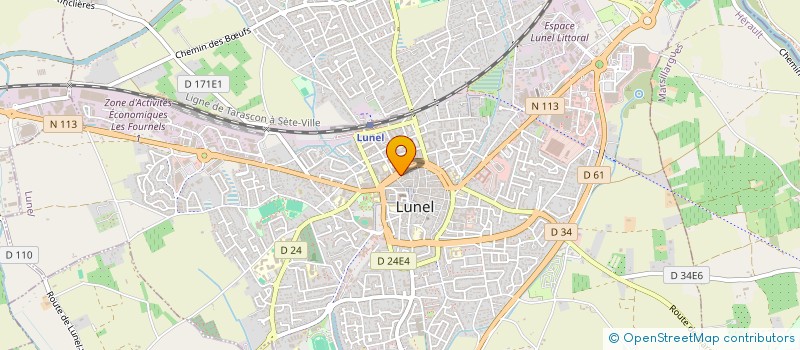 localisation de l'entreprise IMAG'IN à LUNEL