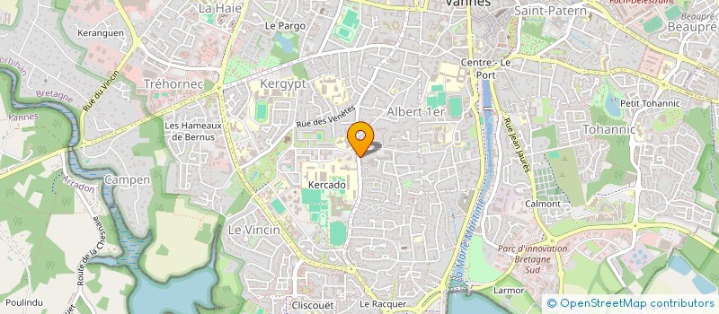 localisation de l'entreprise IMAG'IN à VANNES