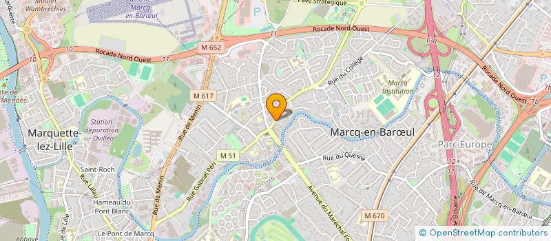 localisation de l'entreprise IMAG IN à MARCQ-EN-BARŒUL