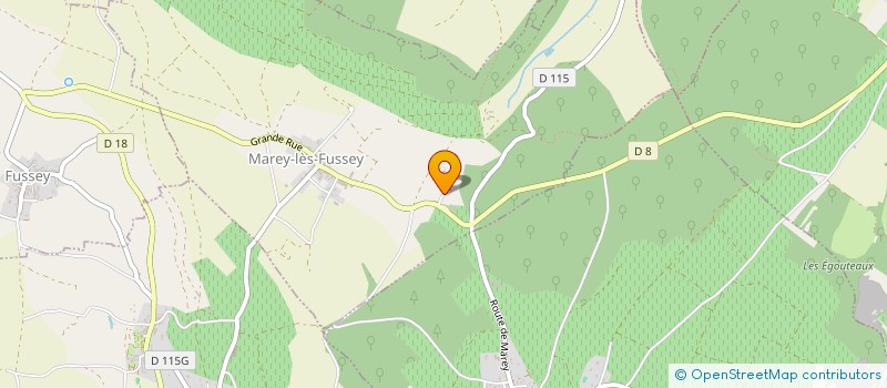localisation de l'entreprise IMAG'IN à MAREY-LES-FUSSEY