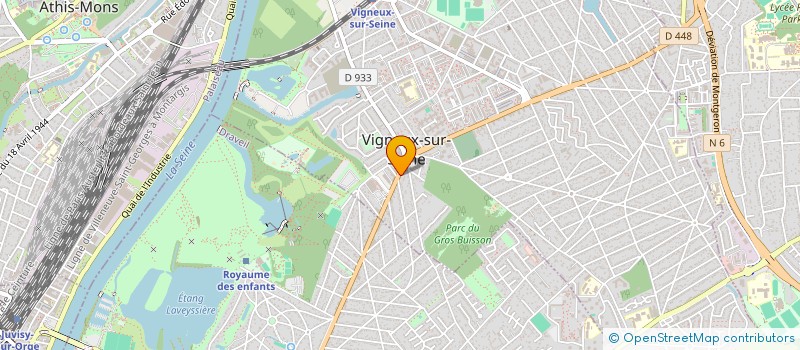 localisation de l'entreprise IMAG'IN à VIGNEUX-SUR-SEINE