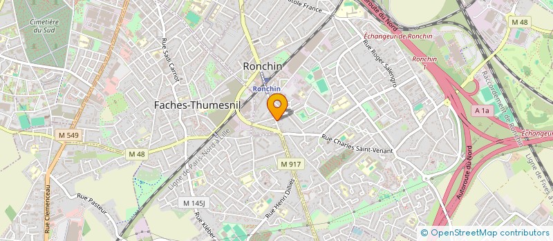 localisation de l'entreprise IMAG'IN  RONCHIN