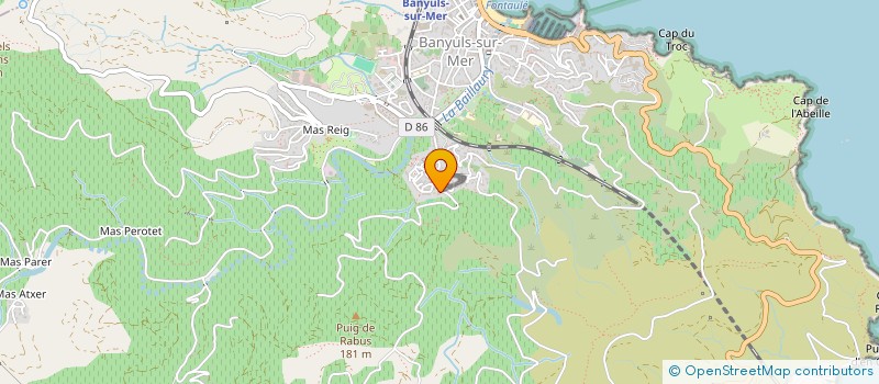 localisation de l'entreprise IMAG'IN BANYULS  BANYULS-SUR-MER