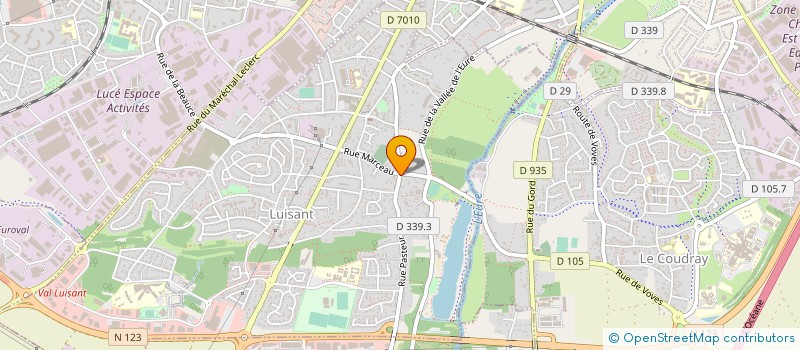 localisation de l'entreprise IMAG'IN CONSEILS à LUISANT