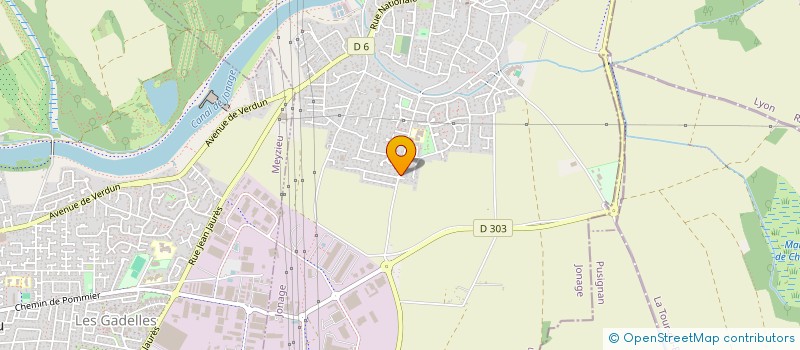 localisation de l'entreprise IMAG'IN PAUL CLAUDEL  JONAGE