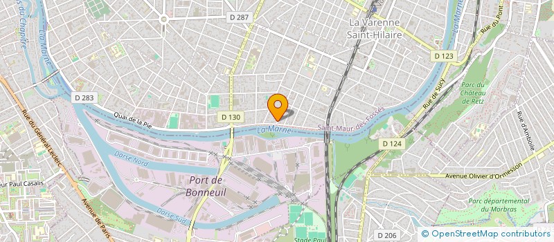 localisation de l'entreprise IMAG'INAIR à SAINT-MAUR-DES-FOSSES