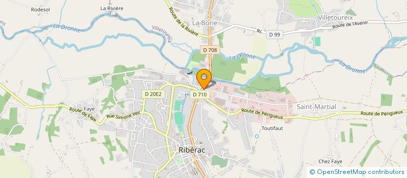 localisation de l'entreprise IMAG'VIN à RIBERAC