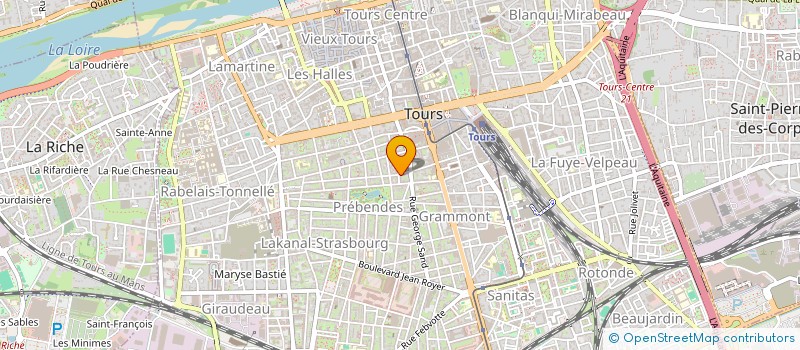 localisation de l'entreprise IMAGE à TOURS