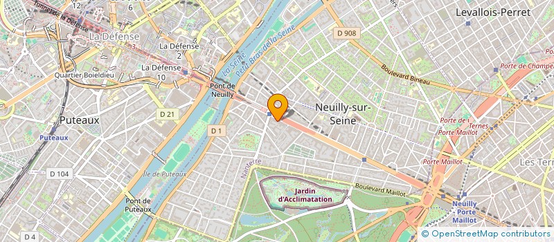 localisation de l'entreprise IMAGE à NEUILLY-SUR-SEINE