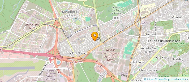 localisation de l'entreprise IMAGE AVENUE à CLAMART