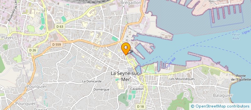 localisation de l'entreprise IMAGE'COM STUDIO à LA SEYNE-SUR-MER