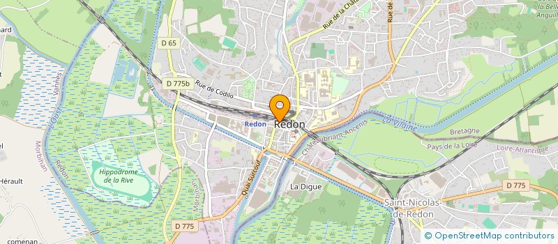 localisation de l'entreprise IMAGE CONSEIL  REDON