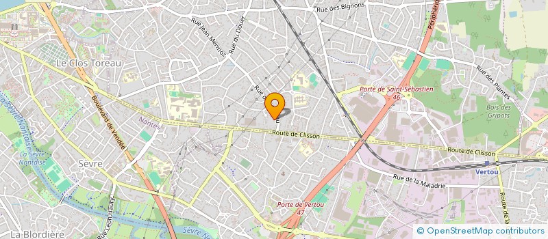 localisation de l'entreprise IMAGE CONSTRUCTIONS  SAINT-SEBASTIEN-SUR-LOIRE