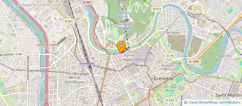 localisation de l'entreprise IMAGE EN TETE à GRENOBLE