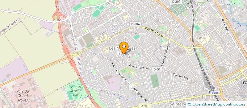 localisation de l'entreprise IMAGE ET DEVELOPPEMENT  LES NOES-PRES-TROYES