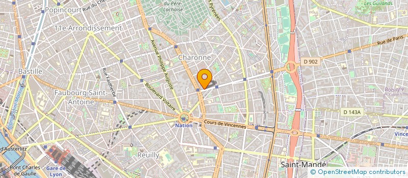 localisation de l'entreprise IMAGE ET FEMME  PARIS