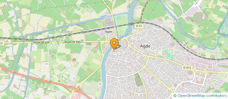 localisation de l'entreprise IMAGE ET MEMOIRE  AGDE