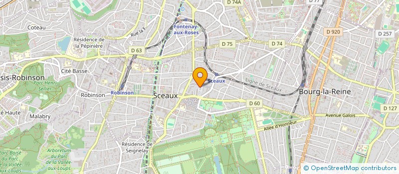 localisation de l'entreprise IMAGE ET PERFORMANCE à SCEAUX