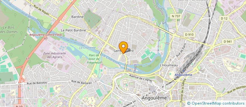 localisation de l'entreprise IMAGE ET SON à ANGOULEME
