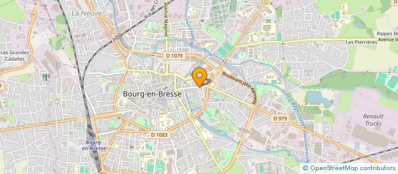 localisation de l'entreprise IMAGE ET SON VIDEOTEC  BOURG-EN-BRESSE
