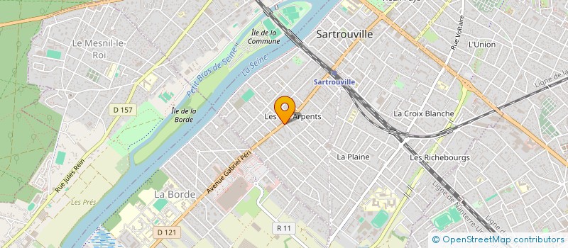 localisation de l'entreprise IMAGE ET STYLE  SARTROUVILLE