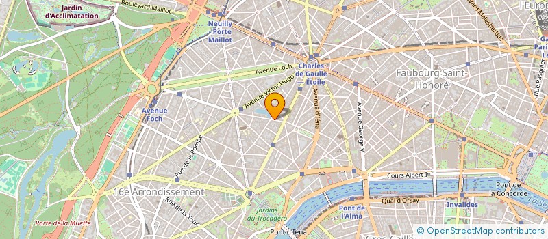 localisation de l'entreprise IMAGE FIXE COPERNIC  PARIS