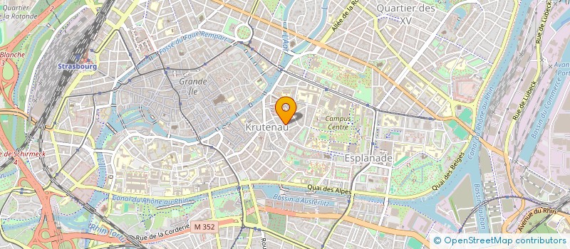 localisation de l'entreprise IMAGE GRAPHIQUE à STRASBOURG