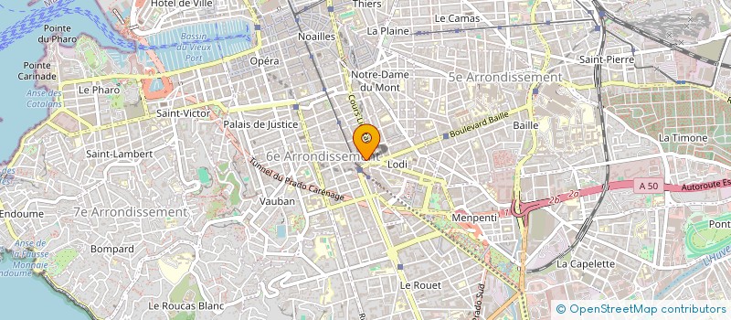 localisation de l'entreprise IMAGE IMAGES  MARSEILLE