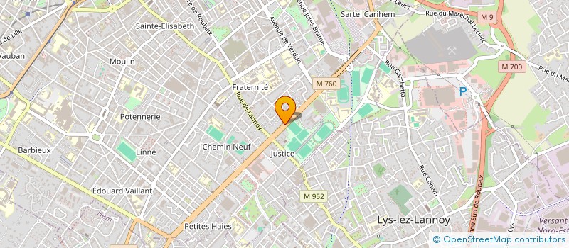 localisation de l'entreprise IMAGE IMMO  ROUBAIX