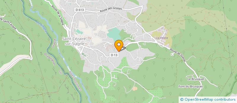 localisation de l'entreprise IMAGE'IN à SAINT-CEZAIRE-SUR-SIAGNE