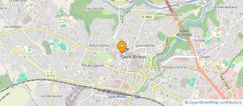 localisation de l'entreprise IMAGE'IN à SAINT-BRIEUC