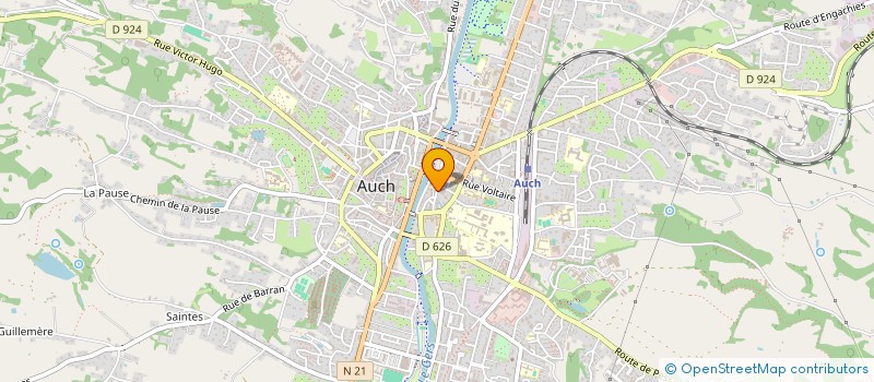 localisation de l'entreprise IMAGE'IN à AUCH