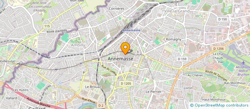localisation de l'entreprise IMAGE'IN à ANNEMASSE
