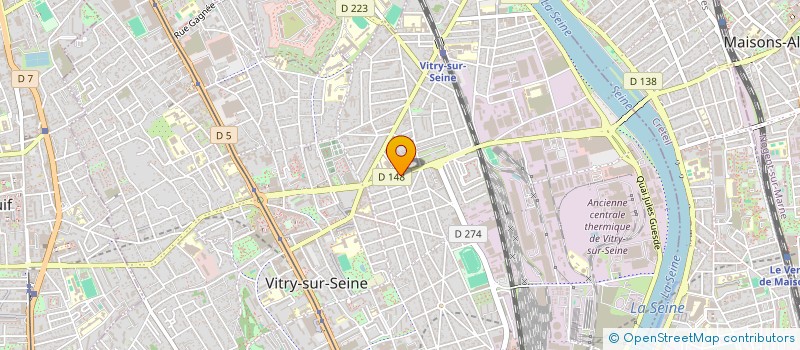 localisation de l'entreprise IMAGE IN' CHAINE ET TRAME à VITRY-SUR-SEINE