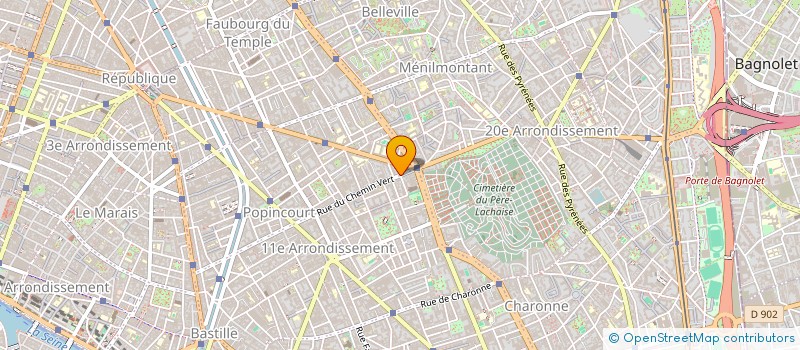 localisation de l'entreprise IMAGE IN PRODUCTION  PARIS