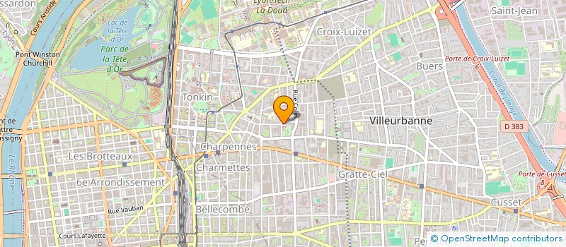 localisation de l'entreprise IMAGE IN SIGNS  VILLEURBANNE