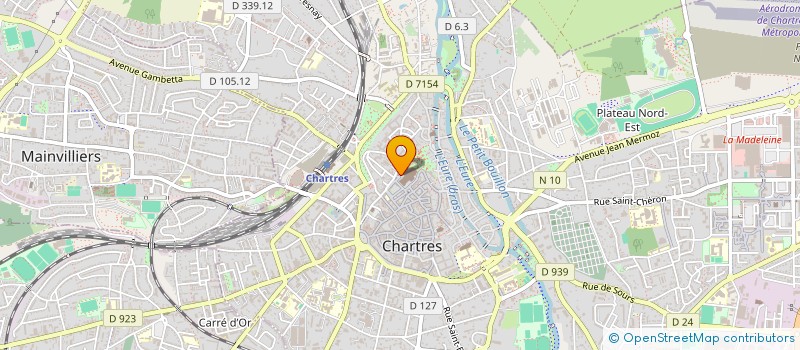 localisation de l'entreprise IMAGE'INDOOR à CHARTRES