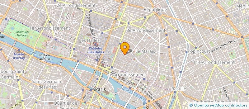 localisation de l'entreprise IMAGE PROJETS COMMUNICATION à PARIS