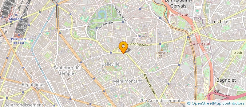 localisation de l'entreprise IMAGE SENSIBLE  PARIS