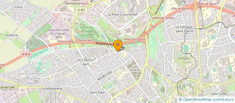 localisation de l'entreprise IMAGE SERVICE à CAEN