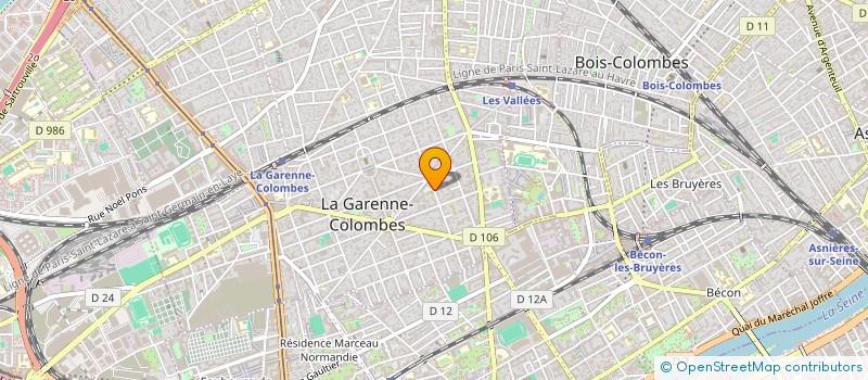 localisation de l'entreprise IMAGEA à LA GARENNE-COLOMBES