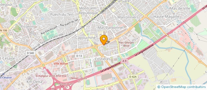 localisation de l'entreprise IMAGEAU à NIMES